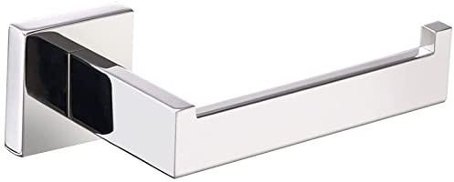 WEARE HOME Porte Papier Toilette en Chrome, Porte Rouleaux De Toilette D'argent Pour Salle De Bain Mont Murage De Tissu De Rangement en Acier Inoxydable
