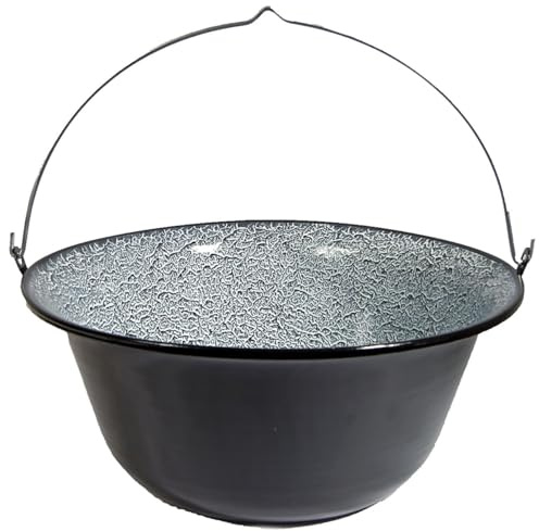 50L Gulaschkessel Topf Emaille für ca. 45-50 Personen
