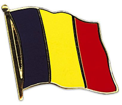 Everflag Flaggen-Pin vergoldet : Belgien