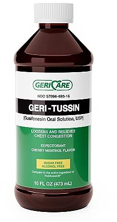 Geri-Care Cold and Cough Relief 100 mg / 5 mL Strength Liquid, 5676 Ct