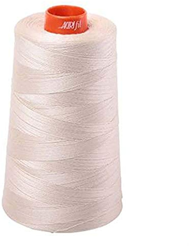 Aurifil 2310 Mako 50 Wt 100 % bomullstråd, 6,452 Yard kon ljusbeige