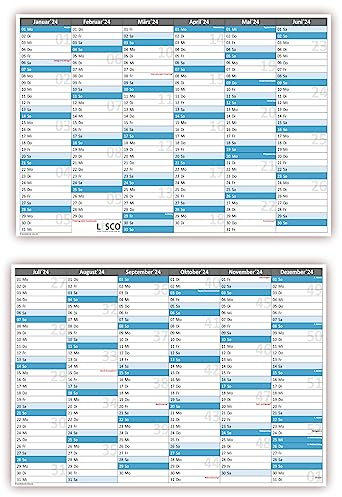 Tafelkalender DIN A5 2026 (10 Stück) Format (148 x 210 mm) 300g BD Papier sehr gut beschreibbar