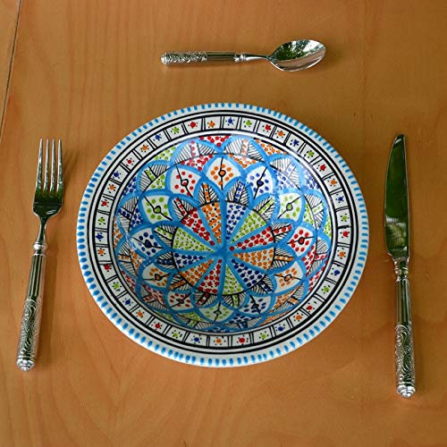 Lot de 6 assiettes Tebsi Bakir Royal - D 23 cm