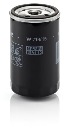 MANN-FILTER W 719/15 Ölfilter - für Pkw + Transporter | Für PKW, Hohe Filtrationsleistung, Optimaler Motorschutz, Hochwertige Dichtung, Echte OE-Technologie
