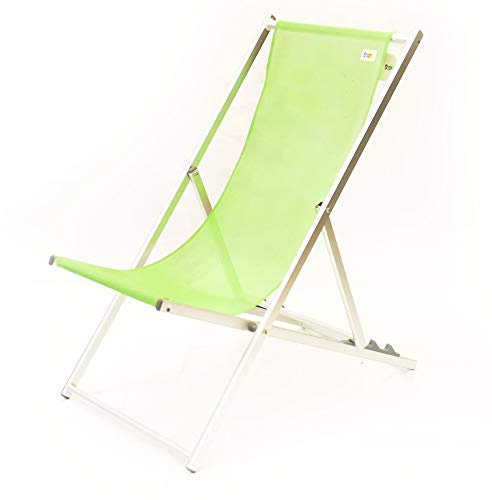 Huatong STC0860 Liegestuhl, Lounge Text, Grün, 58 x 128 x 48 cm