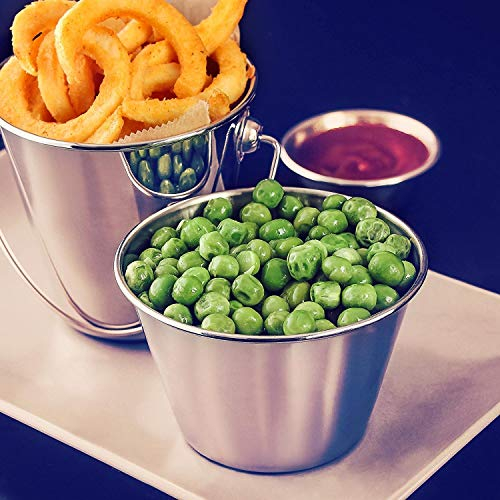 Stainless Steel Ramekins 8oz / 227ml - Pack of 24 - Sauce Pots, Condiment Bowls, Dip Pots