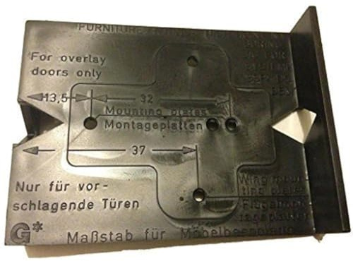 Jig Template for Kitchen,Bedroom,Bathroom Cabinet Hinges and Mounting Plates