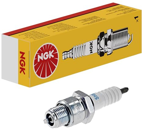NGK Zündkerze BR4HS, 3322 | Yellow Box | 1 Stück | BR4HS, 3322, Zündkerze
