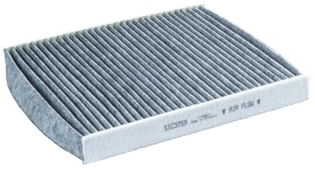 PURFLUX Filtre d'habitacle AHC392 Filtre à charbon actif Hauteur: 29 Largeur: 233 Longueur: 253 Compatible avec VW Golf VII 3/5 portes 5G1, BQ1, BE1, BE2 Tiguan II AD1, AX1, AUDI A3 Sportback 8VA, 8VF