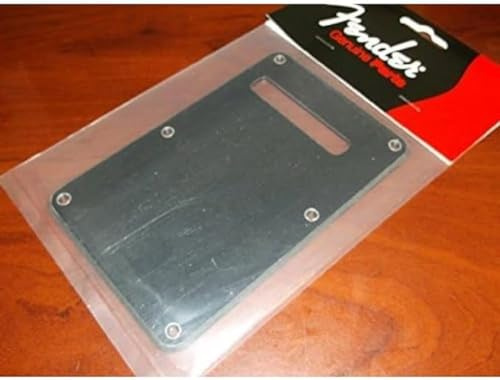 Fender-Backplate, Stratocaster®, Schwarz, 1-lagig
