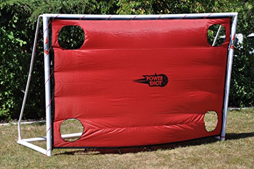 POWERSHOT® Torwand für Fußballtore/Handballtore - 4 Schusslöcher - Größe auswählbar - OHNE Tor