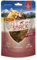 DeliBest Cat Snack aus 100% Schweizer Kalbfleisch I Katzen Leckerlies getreidefrei I halbfeuchte Leckerlies leicht verdaulich I Katzen Snack für Fellglanz I Allergiker geeignet 45g