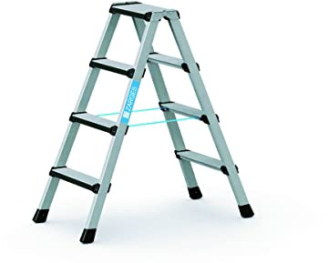 Zarges 41432 Comfortstep B - Stehleiter 2 x 3 Stufen, 2,25 ca. m