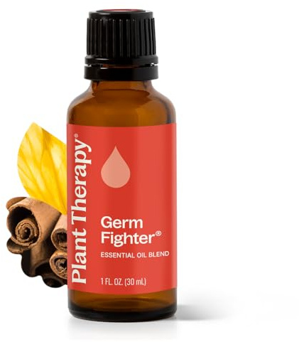 Plant Therapy Germ Fighter Essential Oil Blend 100% Pure, Undiluted, Natural Aromatherapy, Therapeutic Grade 30 mL (1 oz)