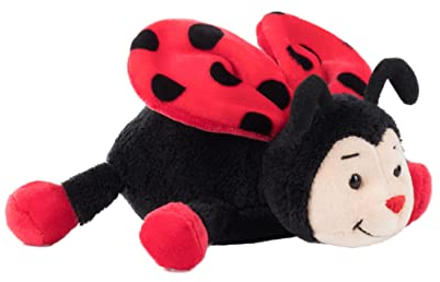 Schaffer 4342 Plüsch Marienkäfer Bolle 15 cm, Rot/Schwarz