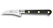 Sabatier - Couteau Office Bec d'Oiseau IDEAL 100% Forgé, Fabriqué en France, 6 cm, Lame en Inox et Rivets en Laiton - Parfait pour Éplucher, Tourner et Travailler les Fruits et Légumes avec Précision