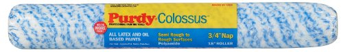 Purdy 140630184 Colossus Farbwalze aus gewebtem Polyamid, hohe Kapazität, 1,9 cm, 45,7 cm, 3/4 inch Nap