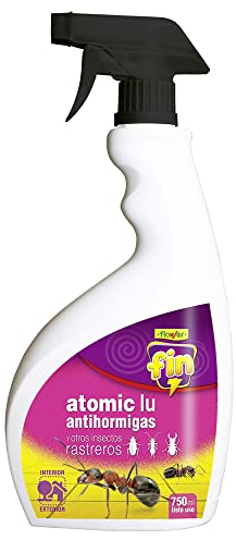 Flower Insecticida Hormigas Interior y Exterior, Listo Uso 750 ml, Elimina Insectos Rastreros, Cucarachas, Avispas, Ideal para Hogar y Jardín, Fácil Aplicación, 13x5x27.5 cm, Color No Aplica