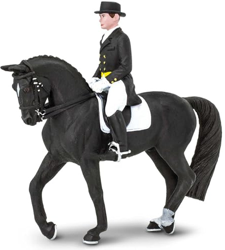 Safari Ltd. James on Dancing Bells Toy Set - Realistic Horse and Rider Model - Educational Toy for Boys, Girls, and Kids Ages 3+