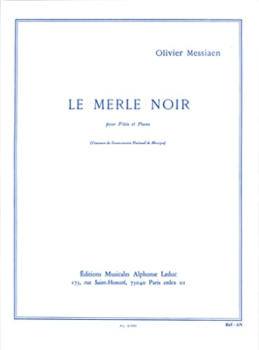 MERLE NOIR FLUTE ET PIANO