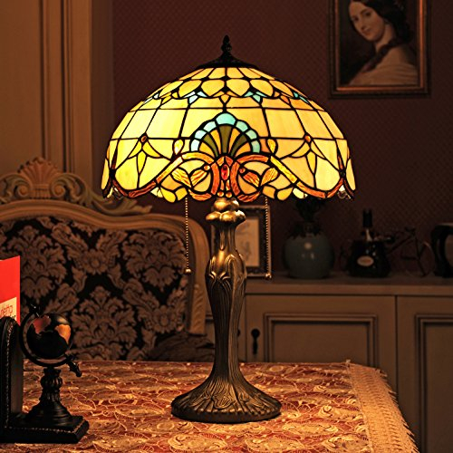 16-Inch European Baroque Table Lamp Bedroom Lamp Bedside Lamp