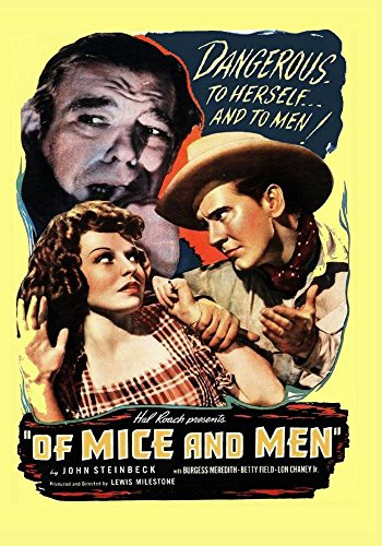Of Mice And Men DVD (1939) Burgess Meredith Drama