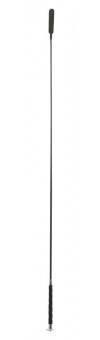 Dressurgerte mit Klatsche, schwarz 110cm