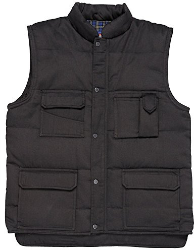Portwest Chaleco De Calor Shetland, Tamaño: S, Color: Negro, S414BKRS
