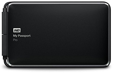 WD 2TB My Passport Pro Portable External Hard Drive - Thunderbolt - WDBRMP0020DBK-EESN