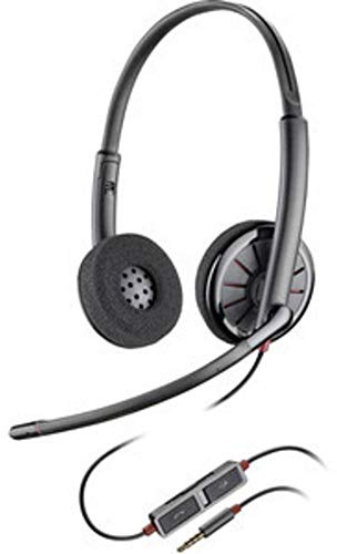 Plantronics Blackwire 205204-02 - Cuffie stereo con cavo C225 da 3,5 mm per PC/tablet/telefono cellulare