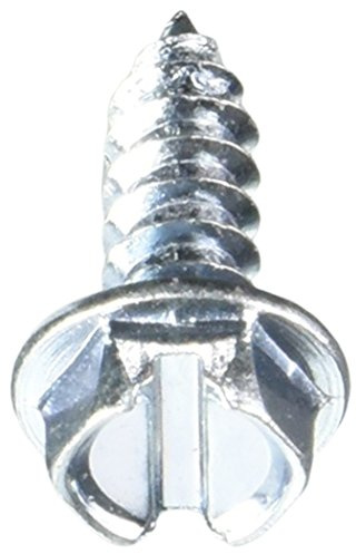 The Hillman Group 41006 Hex Washer Head Slotted Sheet Metal Screw, 8-Inch x 1/2-Inch, 100-Pack