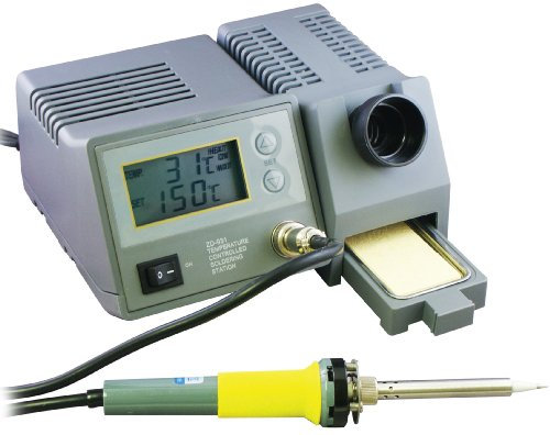 Elenco Stazione di Saldatura Professionale e Hobistica, 48W, LCD o LED, Inclusi Ferro da Saldatura, Alimentatore, Supporto, Pulitori di Punta, Manuale delle Istruzioni