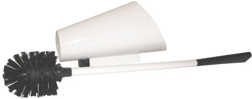 HEWI WC-Bürstengarnitur (Bürstengarnitur, Toiletten-Bürstengarnitur) aus Polyamid, Farbe weiß, mit langem Bürstenstiel - 801.20.100 99