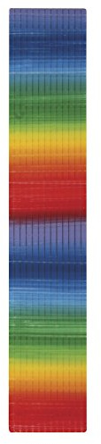 Rayher 31496000 Wachs-Regenbogenflachstreifen, 220x3mm, 13 Streifen Ã