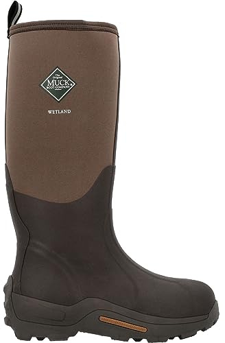 Muck Boots Wetland's Men - Stivali di Gomma Unisex Adulto, Marrone (Tan/Bark), 43 EU