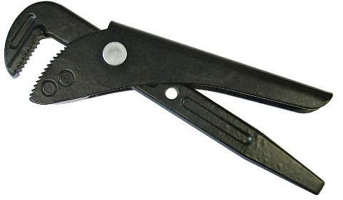 Faithfull FAIPWLA9 230mm 9-inch Lever Action Pipe Wrench with 48mm Cap