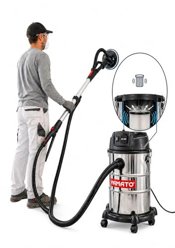 Salone Negozio Online Bidone aspiratore 30 LT per Giraffa levigatrice solidi e liquidi con scuotifiltro specifico per polveri carpenteria