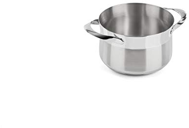 Barazzoni Casseruola 2 Maniglie,Ø20, My Lady,Capacità 3.5 Litri, Acciaio, inossidabile, cm 20
