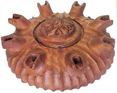 Nostre Montagne Prodotti Tipici Valle d'Aosta Coppa dell'amicizia 8 becchi diam. 23 in mogano con ricetta per preparare il caffè alla valdostana