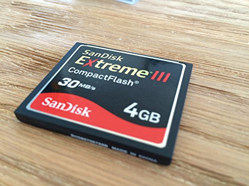 Sandisk Extreme® III CompactFlash® 4GB 4GB CompactFlash memory card - memory cards (CompactFlash)