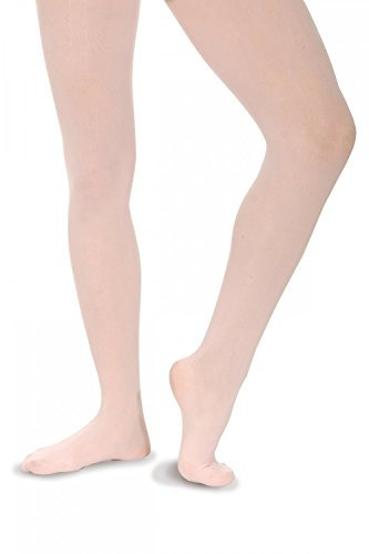 Roch Valley Women's Seamless Economy Ballet Tights, Pink, 6-7 Years UK