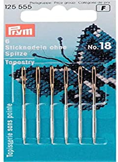 Prym Punta De Agujas, Steel, Plata, Paquete con 18, 50 x 1,20 mm, 6 Piezas, 125555-1