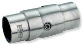 Gelenkbogen 0 - 90° aus Edelstahl V2A für Rundrohr Korn 240 matt geschliffen Ø 33,7 x 2,0 mm