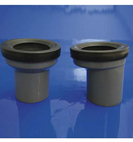 WOLFPACK 4110255 Manicotto WC Pvc e Excentrico T-90-90