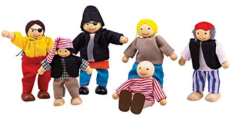 Bigjigs Toys Heritage Playset Pirates Set