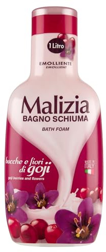 Malizia - Bagno Schiuma, Bacche e Fiori di Goji - 1000 ml