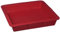 Crealys 513014 Moule Carré Silicone Rouge