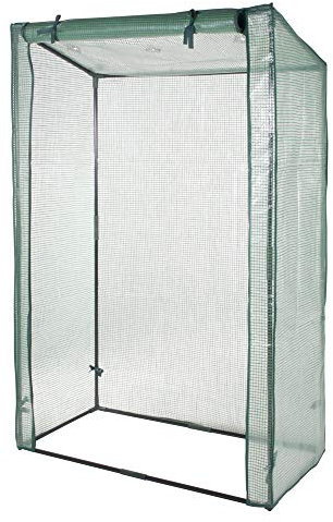 VERDELOOK | Serra Senza Ripiani Per Terrazzo con Telo in PE, 101x52x150 cm, Per Protezione Piante di Medie e Grandi Dimensioni, Giardinaggio, Resistente, Apertura Frontale con Cerniera