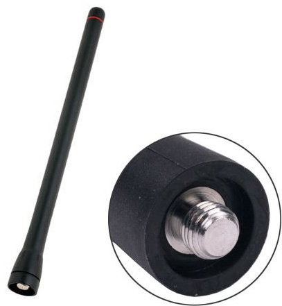 ICOM FA-SC55V Antena original VHF 146~174 MHz para IC-F15-F31-F3002-F3062-F3162