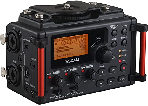 TASCAM DR-60DMK2 DSLR Registratore Audio 4 Tracce 64 MB SDHC PC Compatibile